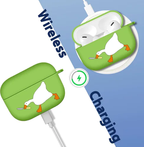 Miniatura 4 de Funda para Airpod Pro de 2 generación, bonita y divertida funda de silicona para mujer, funda protectora de silicona para Air Pod Pro de 2ª Estético.