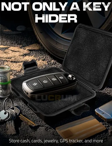 Miniatura 5 de Caja magnética para llaves Lucrum para debajo del coche - Ocultar una llave magnética para el coche - Caja magnética para ocultar llaves - Mediana