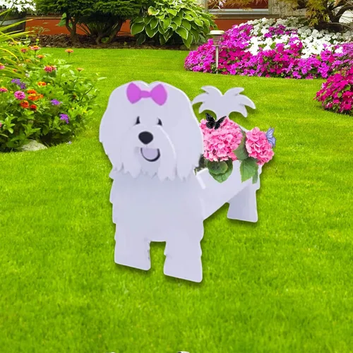 Miniatura 87 de Maceta de Perro English Springer Spaniel, Macetas de Plantas, Bonita Maceta de Jardín para Perros, Macetas de Perro Regalos de Cumpleaños