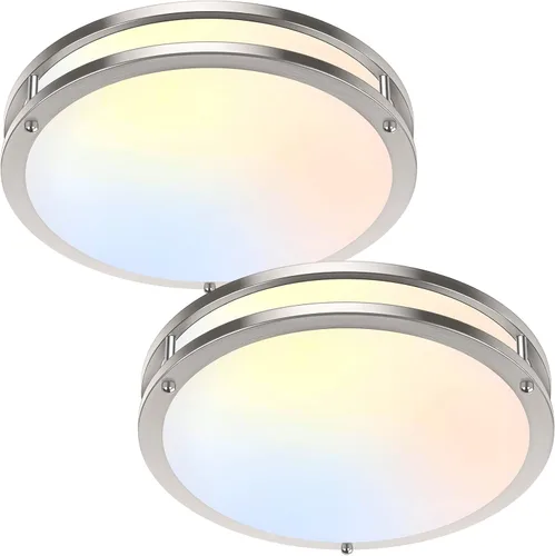 Miniatura 27 de Lámpara de techo LED de montaje empotrado de 36 W, lámpara de techo LED de 13 pulgadas 3600 LM, lámpara de techo moderna 2700 K/3000 K/4000 K/5000