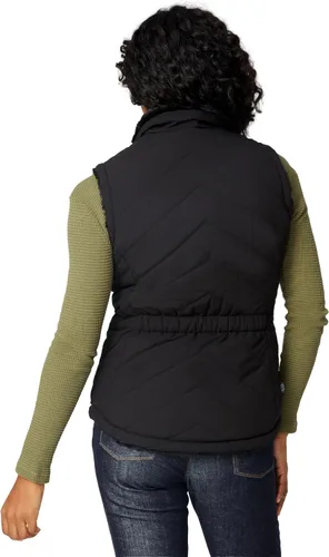 Miniatura 6 de Free Country Chaleco reversible acolchado de forro polar sherpa ligero con bolsillos con cremallera, chaleco de invierno para damas-Cirrus