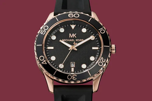 Miniatura 4 de Michael Kors Reloj Runway de acero inoxidable MK6979 - Reloj de cuero de tres manecillas Runway