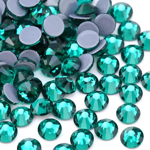 Miniatura 23 de 2880 diamantes de imitación termoadhesivos de imitación de cristal con parte trasera plana para manualidades, manualidades, ropa, zapatos