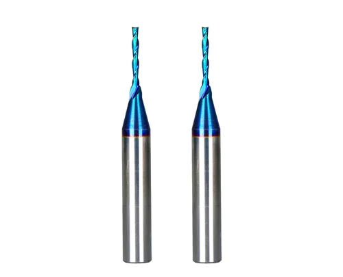 Miniatura 19 de Ruhi - Broca de enrutador en espiral Upcut de 3 flautas de 1/4 pulgadas, diámetro de corte de 1/8 pulgadas, CL, carburo sólido OVL de 2-1/2 pulgadas