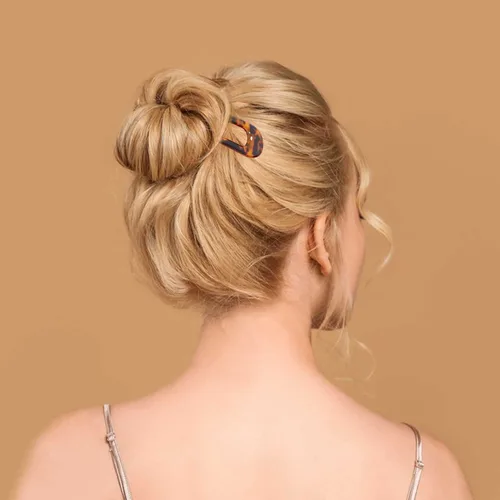 Miniatura 7 de Horquillas francesas para el cabello con forma de U, horquillas para cabello fino y grueso, pinzas clásicas de acetato de celulosa de 5.1 pulgadas