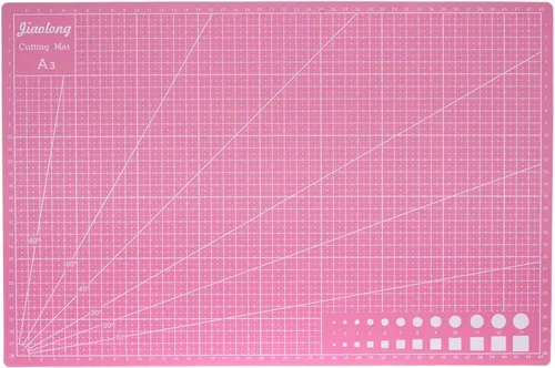Miniatura 8 de HARFINGTON Alfombrilla de corte autorreparable A5 de 9 x 6 pulgadas, tabla de cortar de doble cara para manualidades, trabajo de arte, corte