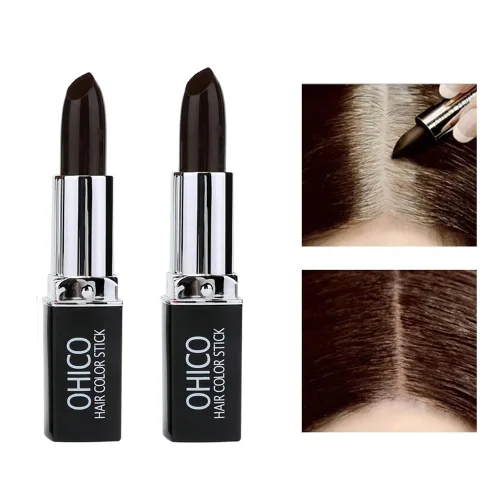 Cover Up - Barra de color de cabello gris temporal para retoque de raíces de cabello gris, corrector de raíces instantáneas para cobertura de