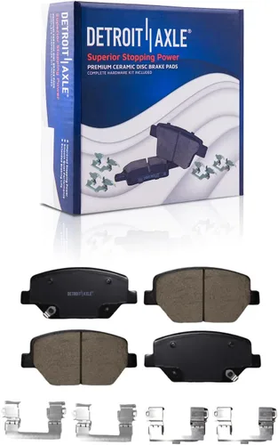Miniatura 33 de Detroit Axle – Pastillas de freno traseras para Mazda 6 2016-2021, pastillas de freno de cerámica con accesorios 2017 2018 2019 2020 de repuesto