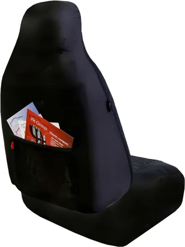 Miniatura 91 de FH Group Juego de fundas de tela para asiento delantero de automóvil para asientos de cubo, ajuste universal, compatible con bolsa de aire, fundas