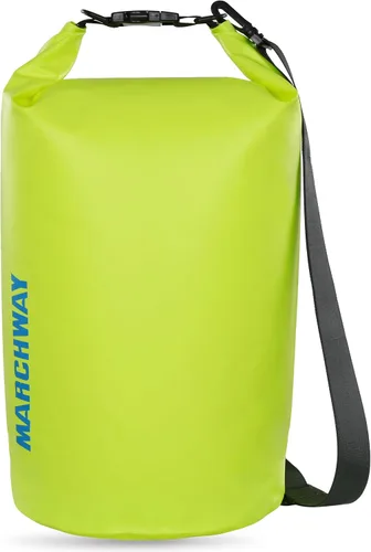 Miniatura 15 de MARCHWAY - Bolso seco flotante e impermeable 1.32/2.64/5.28/7.93/10.57 galones, parte superior enrollable, mantiene secos equipos de kayak rafting