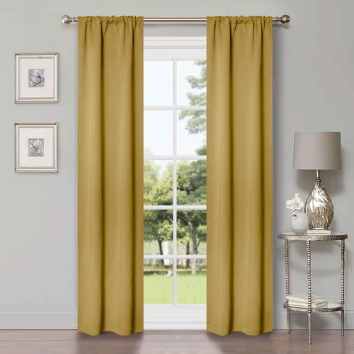 Miniatura 231 de Superior Cortinas Opacas, Oscurecimiento de Habitación, Dormitorio, Cortinas, Cocina, Acentos de Ventana de Sala de Estar, Bloqueo Solar, Térmico