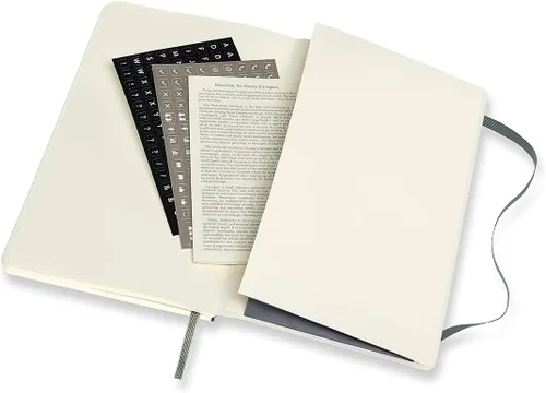 Miniatura 8 de Moleskine Cuaderno profesional, grande, verde bosque, tapa blanda (5 x 8.25)