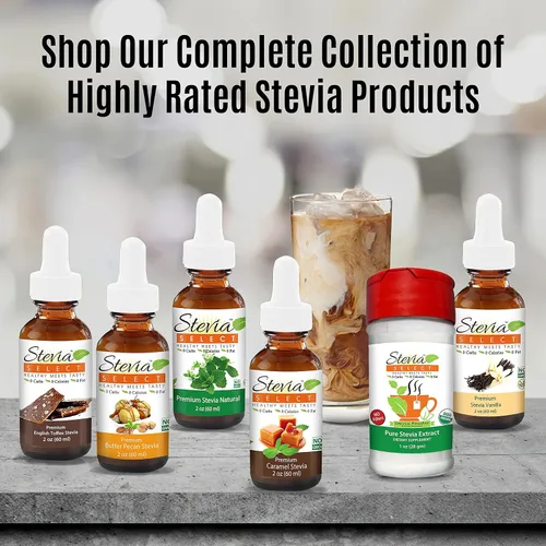 Miniatura 7 de Stevia Drops Vanilla, Irish Cream & Butter Pecan Stevia Select Keto Coffee - Paquete de sabores de stevia sin azúcar (3)