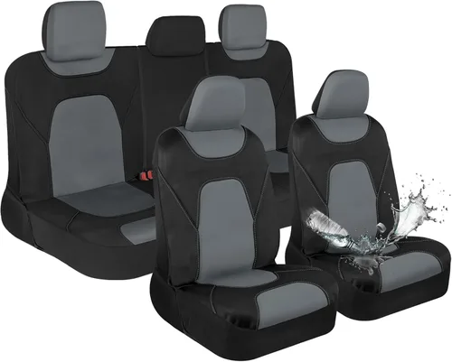 Miniatura 15 de Motor Trend AquaShield - Fundas impermeables para asiento delantero, fundas de asiento rosa para automóviles – Funda de neopreno para asientos