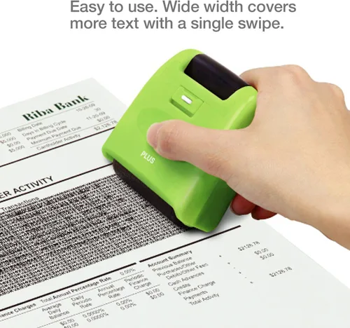 Miniatura 2 de Plus Guard Your ID - Sello de rodillo ancho, color verde