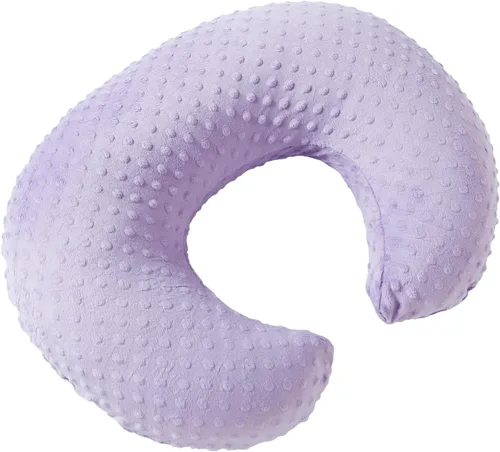 Miniatura 12 de Funda de almohada de lactancia con lunares, funda de almohada de felpa para lactancia materna Funda para almohada de lactancia, transpirable, Negro