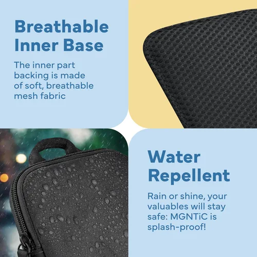 Miniatura 6 de Soporte de teléfono para correr para hombres y mujeres – Bolsa magnética para caminar, trotar y hacer ejercicio – Se sujeta en la pierna, el pecho