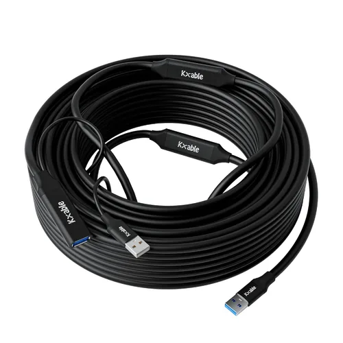 Miniatura 10 de Cable de extensión USB 3.0 de 1 pie (paquete de 2), cable extensor tipo A macho a hembra, trenzado de nailon, transferencia de datos de 5 Gbps