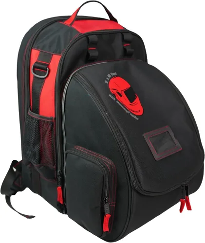 Miniatura 7 de MELOTOUGH Mochila para herramientas de soldadura Extreme Gear Pack con soporte para casco de gran capacidad, bolsa de almacenamiento para equipaje