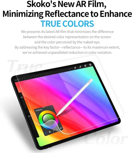 Miniatura 6 de skoko TrueColor AR - Protector de pantalla compatible con iPad Air de 11 pulgadas, M4, M3, M2, versión 2024-2026