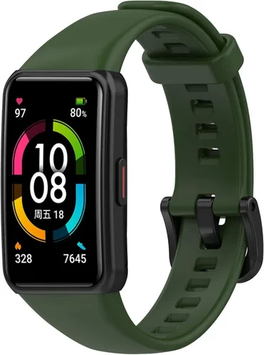 Miniatura 5 de TenCloud Paquete de 5 correas para reloj inteligente Honor Band 6, compatible con Huawei Honor Band 6, correa de repuesto impermeable