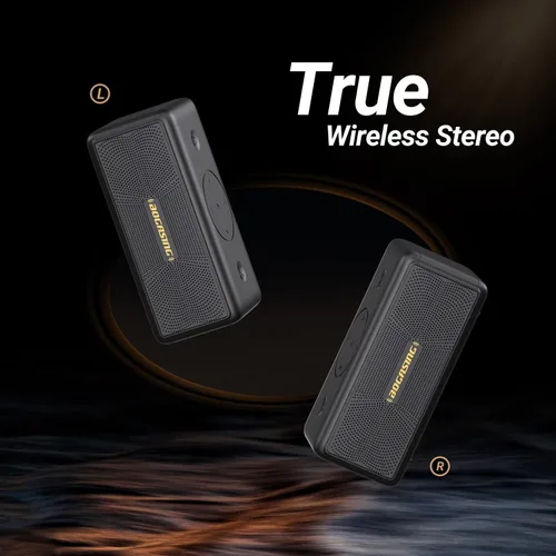 Miniatura 7 de BOGASING Altavoces Bluetooth, altavoz inalámbrico portátil M5 con sonido estéreo fuerte de 40 W y graves intensos, tiempo de reproducción de 30