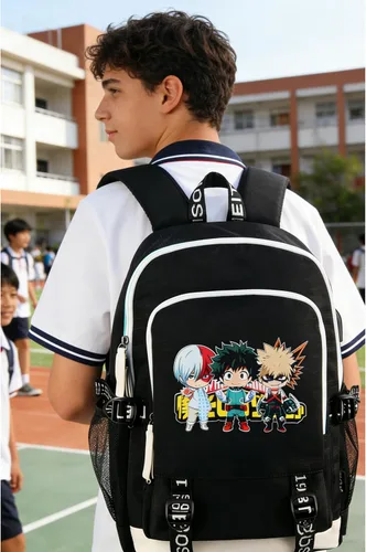 Miniatura 2 de Roffatide Mochila de anime impresa, My Hero Academia a, Classic