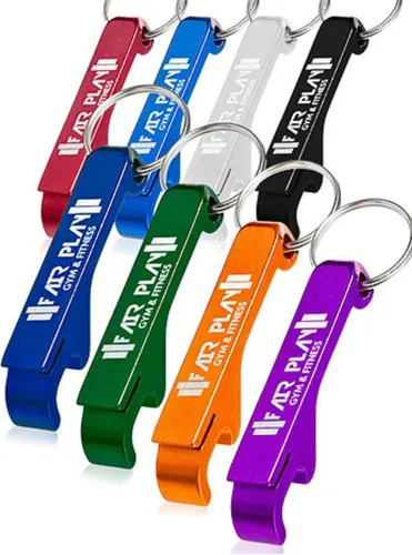 Llavero de aluminio personalizado para abrebotellas, versión más gruesa, 100 unidades. Texto grabado/logotipo recuerdos de boda, cervecería, bar,