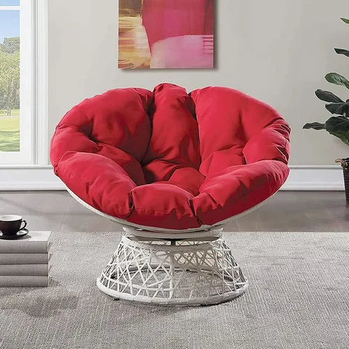 Miniatura 7 de HUHJYUGE Cojín colgante para silla de hamaca de solo 16 x 16 pulgadas, cojín de repuesto impermeable para silla colgante, cesta colgante, cojín