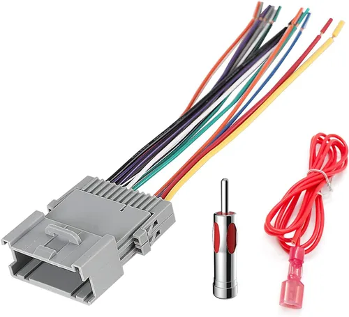 Arnés de cableado estéreo de radio para Chevy Silverado GMC Sierra, Chevrolet Suburban Colorado Malibu Corvette Cavalier Blazer Impala, GMC Envoy