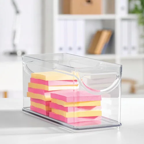 Miniatura 6 de iDesign - Contenedor de almacenamiento de plástico reciclado para armario y despensa con asas integradas, 10 x 4.25 x 5 pulgadas, contenedor
