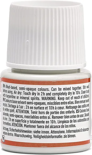Miniatura 2 de Pebeo 025-010 Pintura de cerámica efecto esmalte, botella de 1.5 fl oz, color blanco, 1.5 fl oz (paquete de 1)