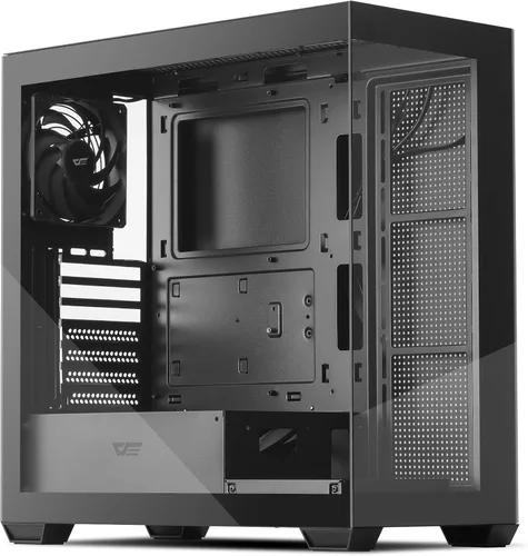 Miniatura 10 de darkFlash Chasis para PC ATX Torre Media, Caja de Computadora con 4 Ventiladores ARGB PWM Pre-Instalados, Caja para PC Gaming con Vista Completa