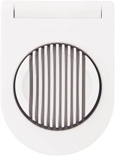 Miniatura 2 de KitchenAid Cortador de huevos clásico con alambres de acero inoxidable, 9 pulgadas, blanco