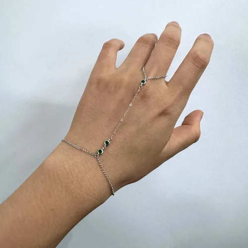 Miniatura 62 de Pulsera de plata de ley 925 para mujer, pulsera de mano para mujer, pulseras esclavas de 7 a 9 pulgadas ajustable