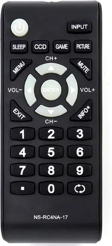 Miniatura 5 de NS-RC4NA-17 NSRC4NA17 - Remoto de repuesto compatible con Insignia TV NS-40D510MX17 NS-24D510NA17 NS-32D310MX17 NS-32D310NA17 NS-32D311NA17