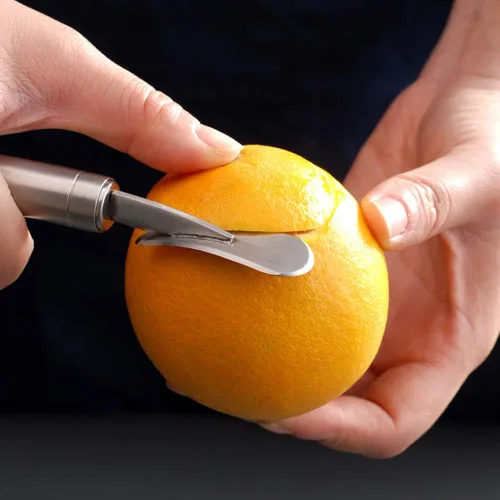 Miniatura 4 de Naranja Citrus Peelers 304 Cortador de Acero Inoxidable Cortador Peeler Removedor Abridor Fruta Herramientas Gadget Cocina