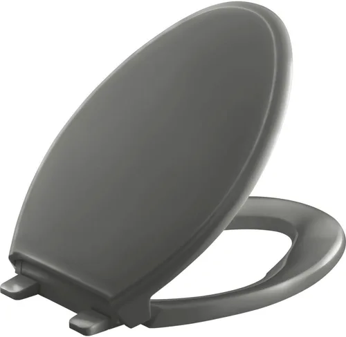 Miniatura 25 de KOHLER 4733-RL-7 Glenbury ReadyLatch - Asiento de inodoro alargado con cierre silencioso, asientos de inodoro con cierre suave, color negro
