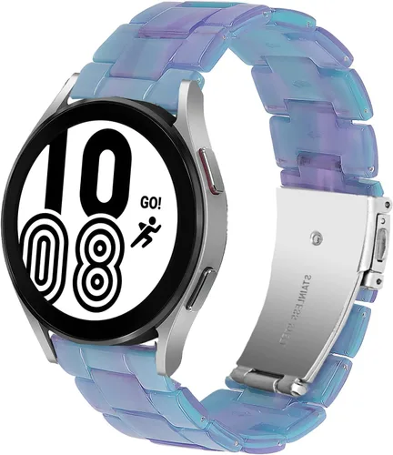 Miniatura 26 de Correa compatible con Samsung Galaxy Watch 6/6 Classic/Galaxy Watch 5/5 Pro / 4/4 Classic / 3 de 1.61 pulgadas / Active 2, correa de repuesto