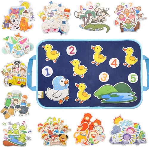 Miniatura 7 de CHEFAN Paquete de 12 Piezas de Historias Bíblicas para Tablero de Fieltro, Historias de Tablero de Franela para Actividades Preescolares Incluye una