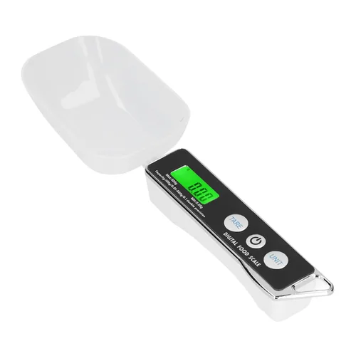 Miniatura 5 de Cuchara medidora digital de alimentos, escala electrónica de cuchara medidora de cocina para cocinar hornear, taza de medición inteligente ajustable