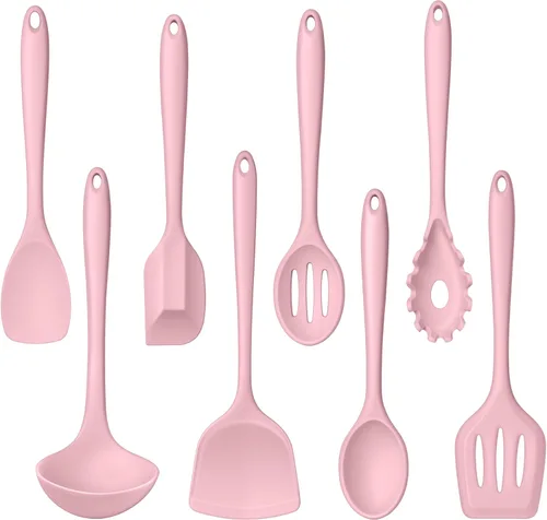Miniatura 13 de LIANYU Juego de 4 piezas de utensilios de cocina, utensilios de cocina de silicona de grado alimenticio, herramientas de cocina de estilo granja