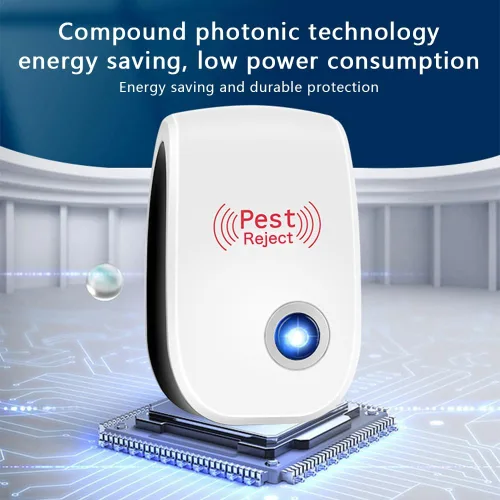 Miniatura 7 de Paquete de 6 repelentes ultrasónicos de plagas para interiores, repelente de plagas, enchufe ultrasónico para arañas, ratones, mosquitos