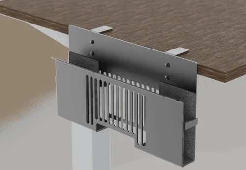 Miniatura 8 de Soporte vertical para portátil de montaje lateral para almacenamiento de escritorio, se adapta a