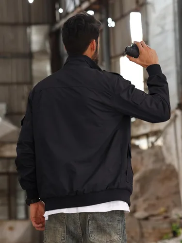 Miniatura 4 de TACVASEN - Chaquetas de algodón para hombre, estilo militar, con múltiples bolsillos