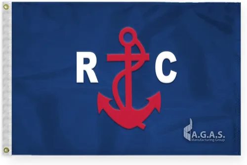 Miniatura 5 de AGAS - Bandera de yate del Comité de Carreras – 12 x 18 pulgadas – Nylon 200D impreso – Bordes cosidos – Ojales de latón – Bandera de barco