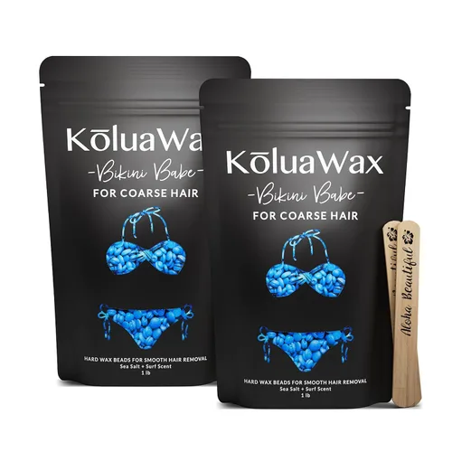 Miniatura 5 de KoluaWax Perlas de cera dura para depilación – Fórmula de cabello grueso – cara, brasileño, axilas, espalda, pecho, depilación de bikini – fruta