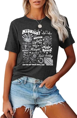 Miniatura 2 de Camiseta de concierto de campo para mujer, camiseta para amantes de la música, camisetas gráficas de música vintage, camisetas de regalo