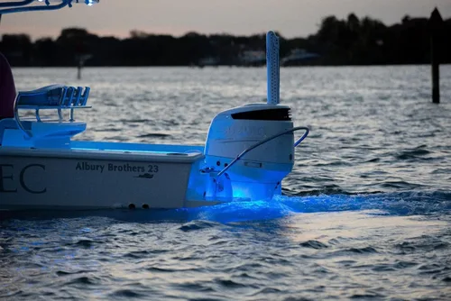 Miniatura 6 de Lumitec SeaBlaze - Mini luces LED subacuáticas para barco, grado marino, pesca, bote, skiff - se vende por par Azul