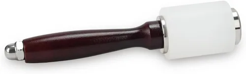 Miniatura 5 de Martillo de tallado de cuero, mazo con mango de madera, martillo de nailon para tallado en cuero, mazo de artesanía en cuero, mango de madera